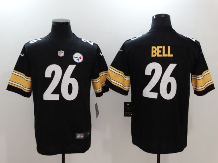 Men Pittsburgh Steelers 26 Bell Black Nike Vapor Untouchable Limited NFL Jersey